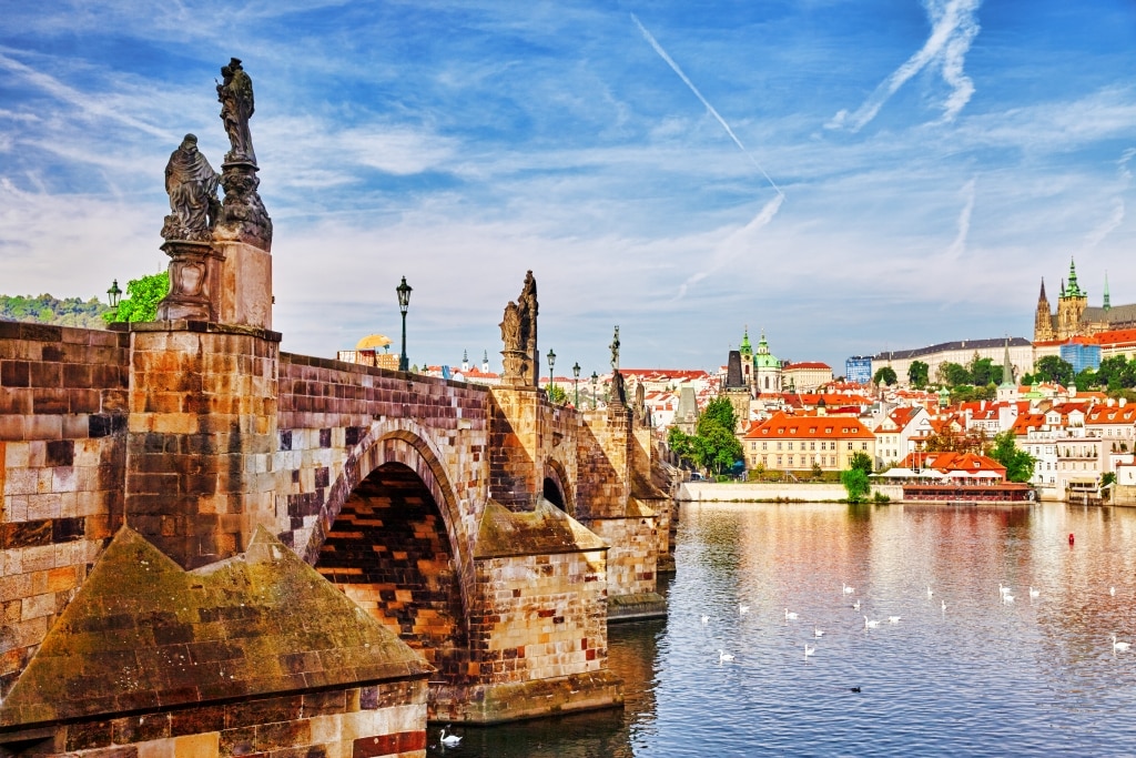 Karelsbrug in Praag, Tsjechië
