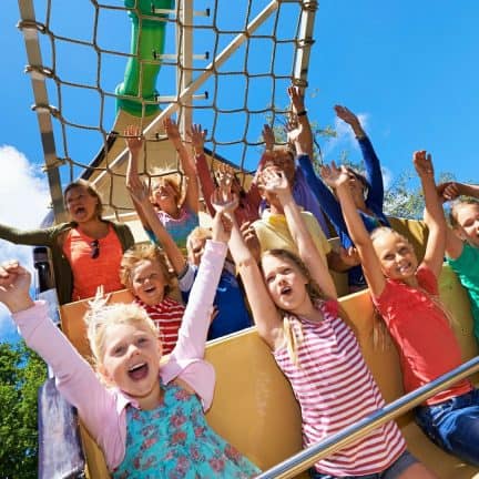 Attractie in pretpark duinrell, wassenaar