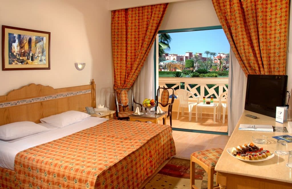 Hotelkamer van Albatros Aqua Park Resort in Hurghada, Egypte