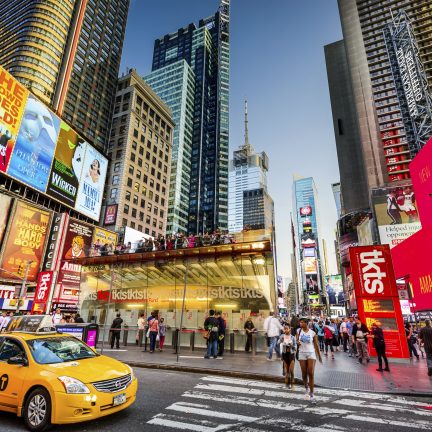 Times square in new york, verenigde staten