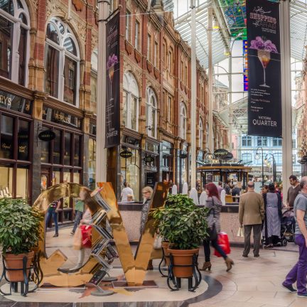 Winkelcentrum victoria quarter in leeds engeland