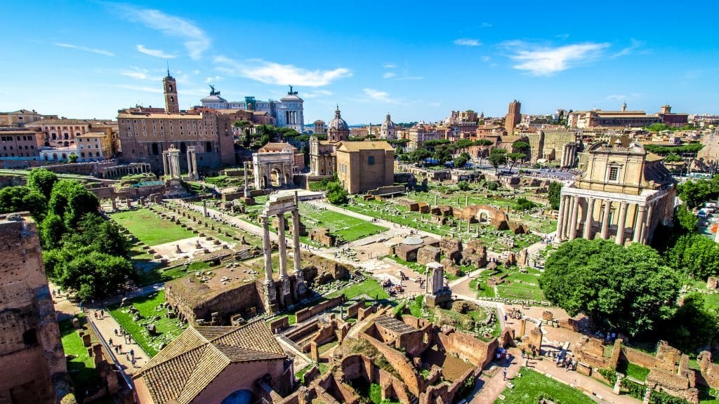 Forum Romanum in Rome, Italië