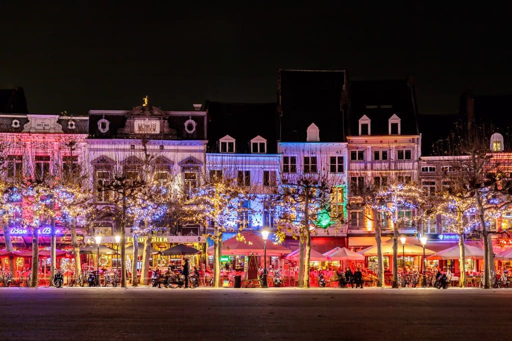 Kerstverlichting in Maastricht, Limburg
