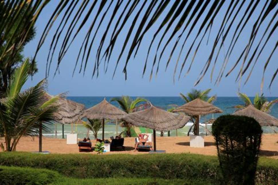 Strand van Holiday Beach Club Hotel in Kololi, Gambia