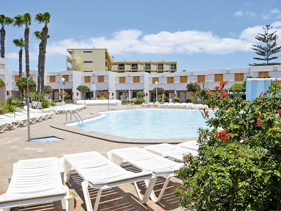 Zwembad van Las Brisas in Playa del Ingles, Gran Canaria