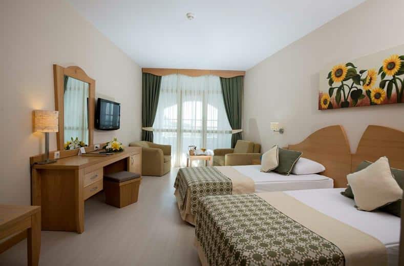 Hotelkamer van Limak Arcadia Resort in Belek, Turkije