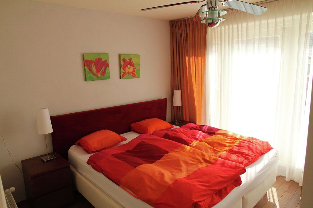 Slaapkamer van Appartement Bergen aan Zee in Noord-Holland