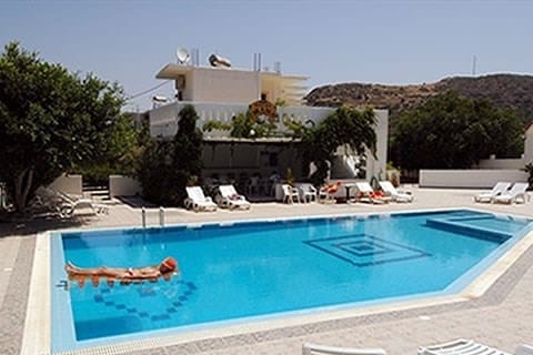 Zwembad van Hotel Orama in Matala, Kreta