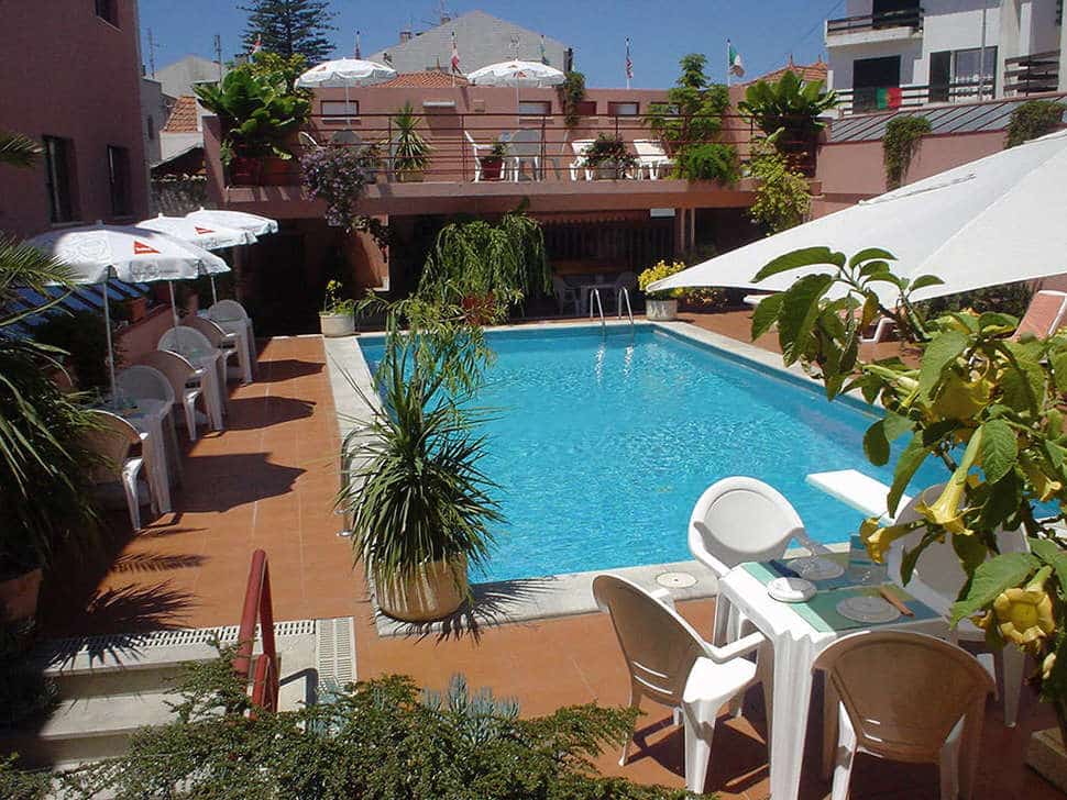 Zwembad Hotel Meira in Vila Praia de Ancora, Portugal