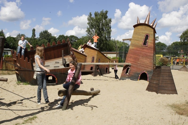 Speeltuin van Vakantiepark Landgoed de IJsvogel in Voorthuizen, Gelderland