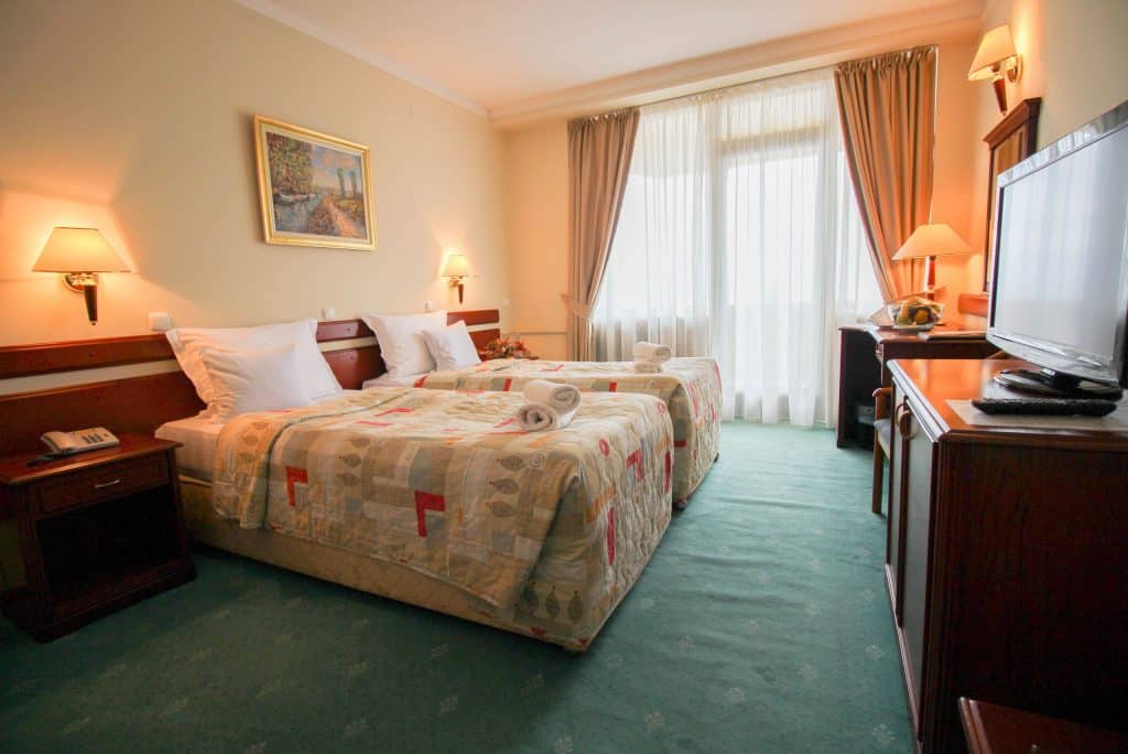 Hotelkamer van het Metropol hotel in Ohrid
