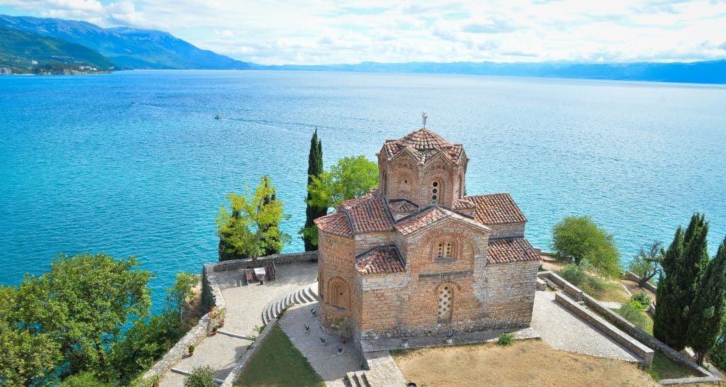 Sint Jovan Kanaro Kerk in Ohrid, Macedonië