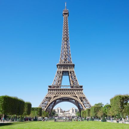 Eiffeltoren in parijs, frankrijk
