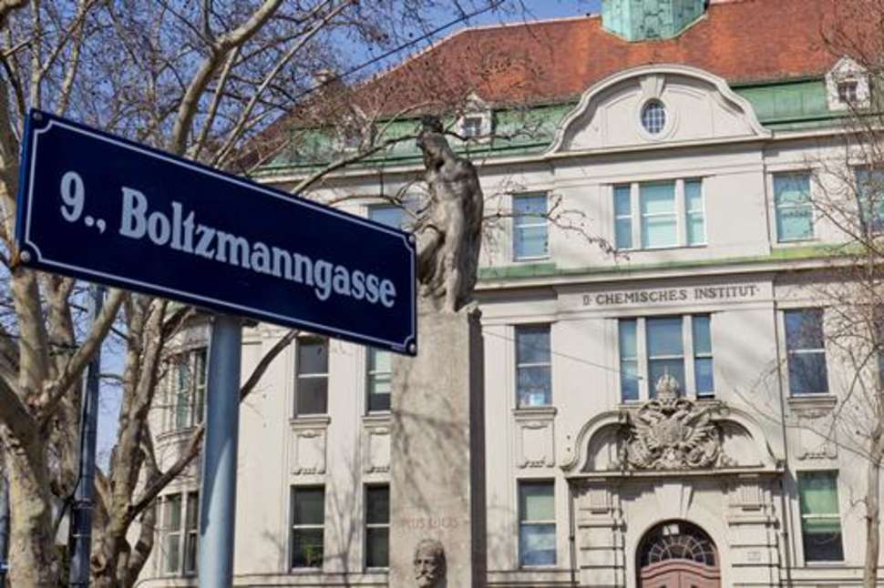 Boltmanngasse bij Hotel Boltzmann in Wenen, Oostenrijk