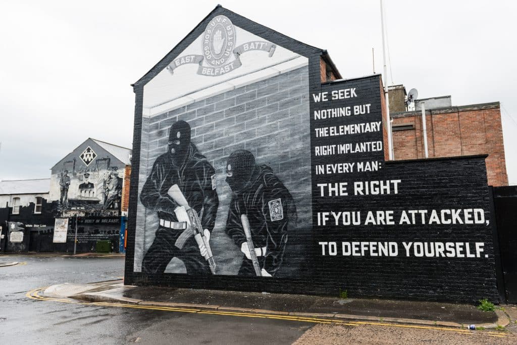 Belfast Muurschilderingen in Noord-Ierland