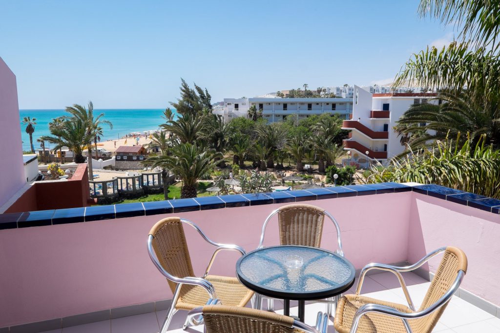 Balkon van een Hotelkamer van SBH Fuerteventura Playa  in Costa Calma, Fuerteventura