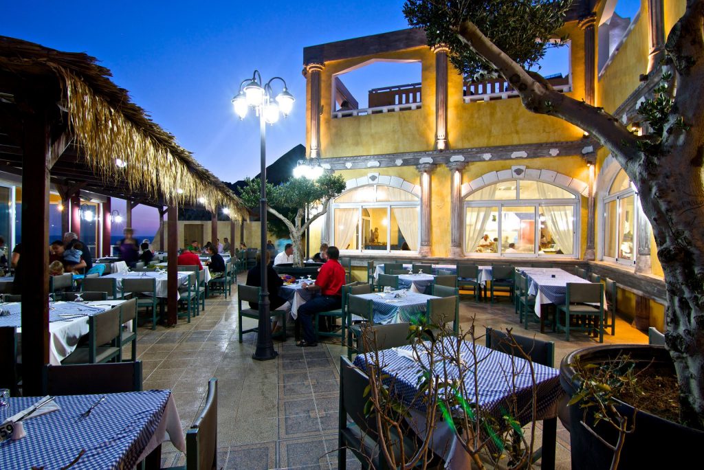 Dineren bij Kalypso Cretan Resort en Spa in Plakias, Kreta