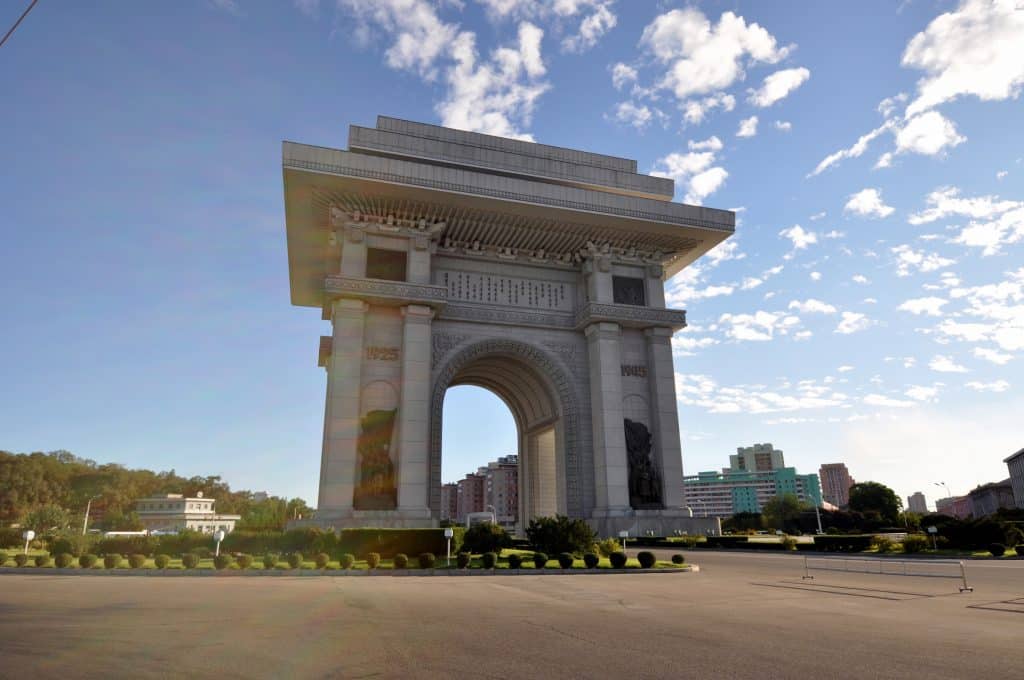 Arc de Triomphe in Pyongyang, Noord-Korea