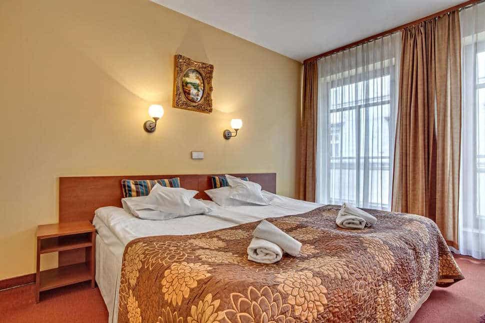 Hotelkamer van Hotel Astoria in Krakau, Polen