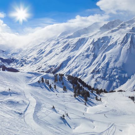 Skigebied Sölden in Oostenrijk