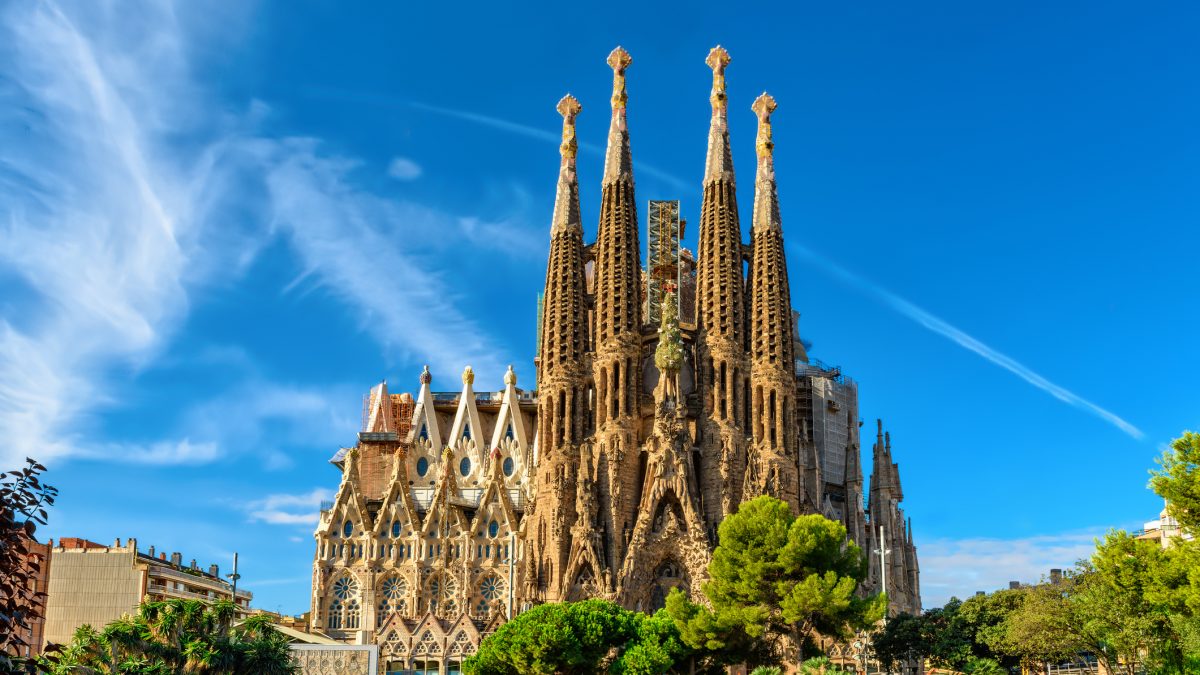 Sagrada Familia in Barcelona, spanje