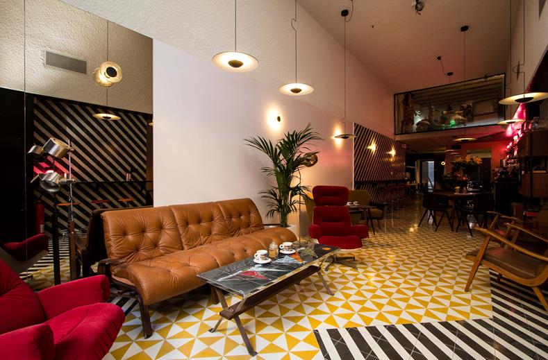 Lounge van Hotel Retrome in Barcelona, Spanje