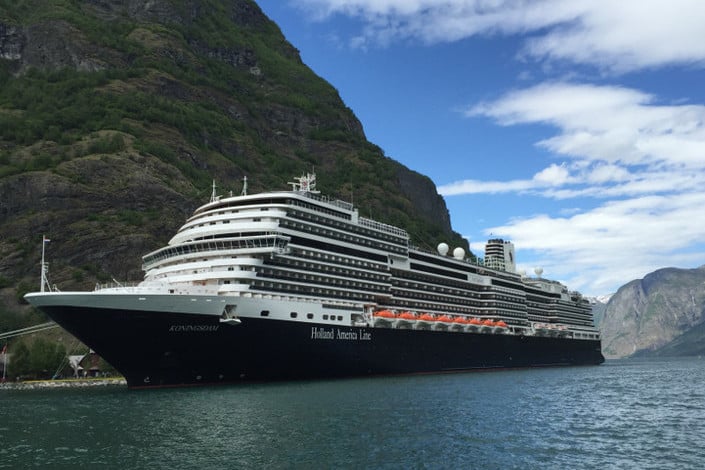 MS Koningsdam in Oslo, Noorwegen