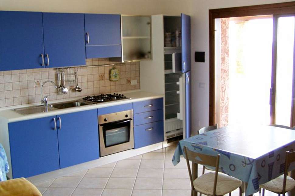 Keuken van Villagio Porto Corallo in Porto Corallo, Sardinië