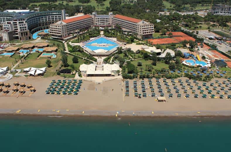 Strand van Kaya Belek in Belek, Turkije