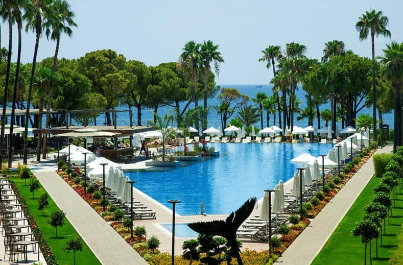 Zwembad van Barut Acanthus en Cennet in Side, Turkije