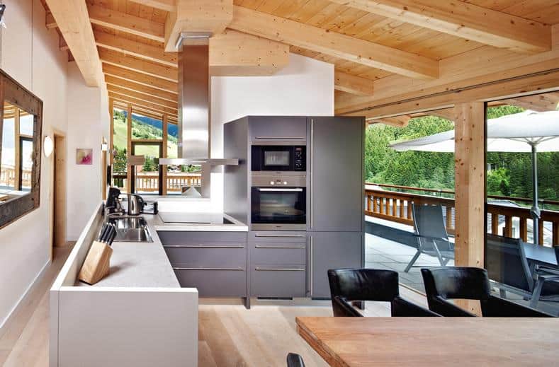 Keuken van Gerlos Alpine Estate in Gerlos, Oostenrijk