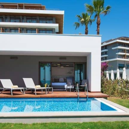 Barut acanthus en cennet in side, turkije