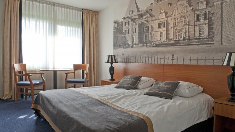 Hotelkamer van Hotel het Wapen van Delden in Delden, Overijssel, Nederland