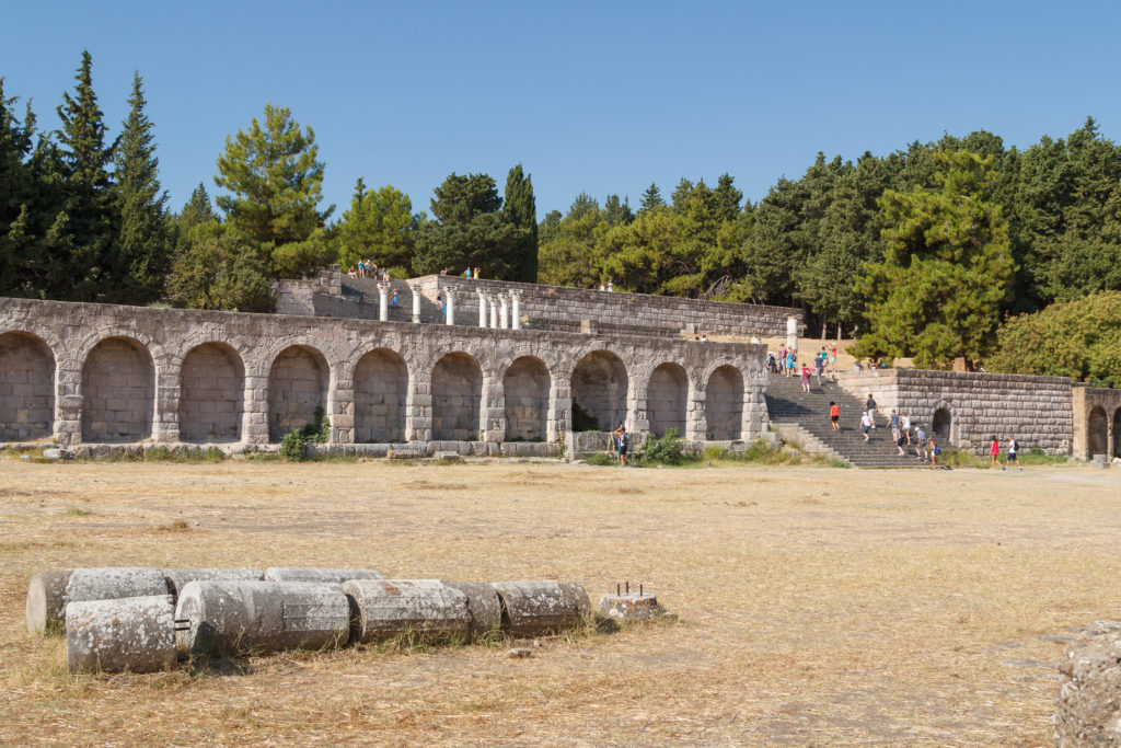 Ruïnes van het oude Asklepieion op Kos, Griekenland
