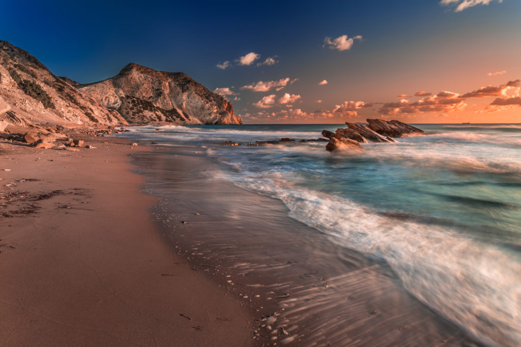 Strand Paradise Beach in Kefalos op Kos, Griekenland