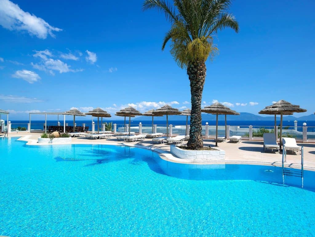 Zwembad van Dimitra Beach in Agios Fokas, Kos