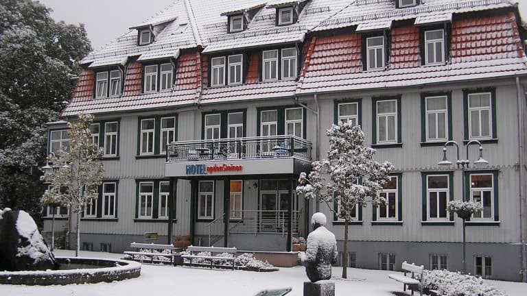 Winter van Hotel Villa OpdenSteinen in Goslar, Nedersaksen, Duitsland