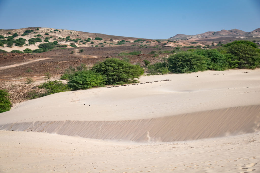 Zandduinen van Boa Vista in Kaapverdië