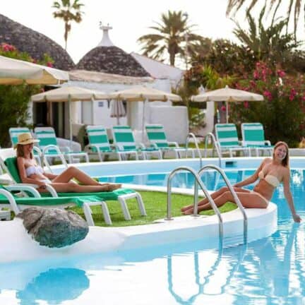 Bungalow parque romantico in playa del inglés, gran canaria, spanje