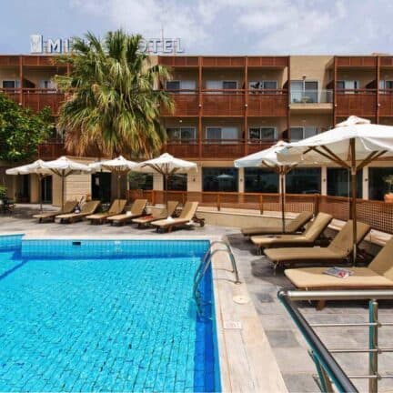 Minos Hotel in Rethymnon, Kreta, Griekenland