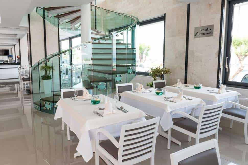 Restaurant van Rhodos Horizon Resort in Rhodos-Stad, Rhodos, Griekenland