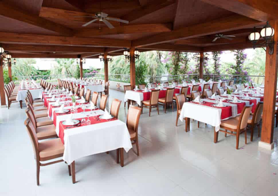 Restaurant van Vonresort Golden Beach in Colakli, Antalya, Turkije