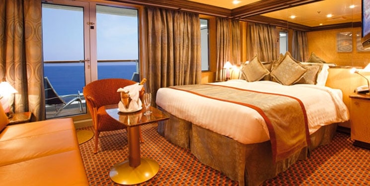 Luxe buitenhut van Cruiseschip Costa Deliziosa