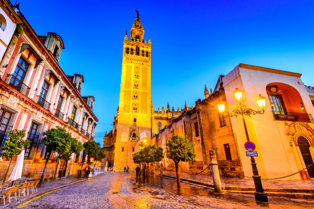 Toren La Giralda in Sevilla, Spanje
