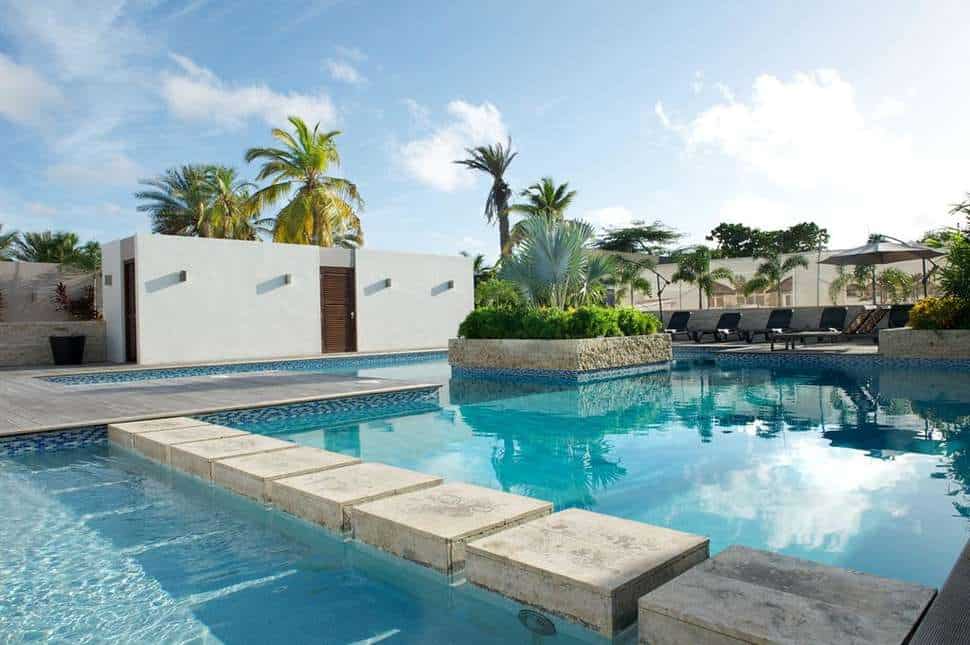 Zwembad in Trupial Inn Hotel & Casino in Willemstad, Curaçao, Curaçao