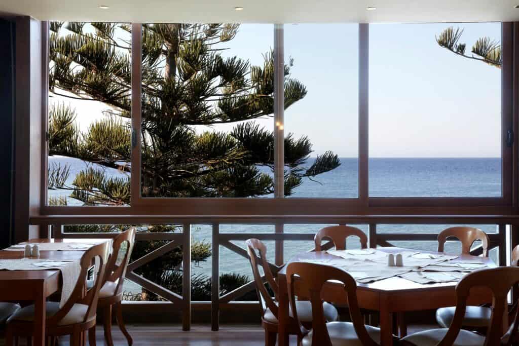 Restaurant van Sunshine Rhodes in Trianda (Ialyssos), Rhodos, Griekenland
