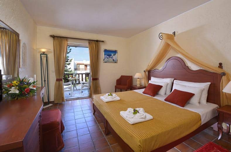 Hotelkamer van Alexander Beach in Stalis op Kreta, Griekenland