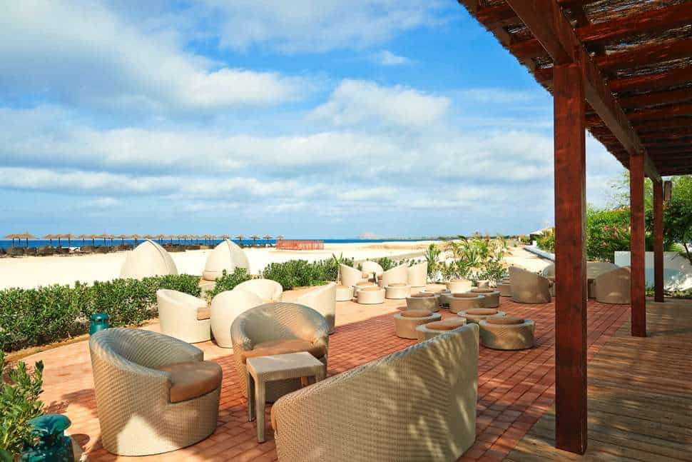 Ligging van Meliá Dunas Beach Resort & Spa in Santa Maria, Sal, Kaapverdië