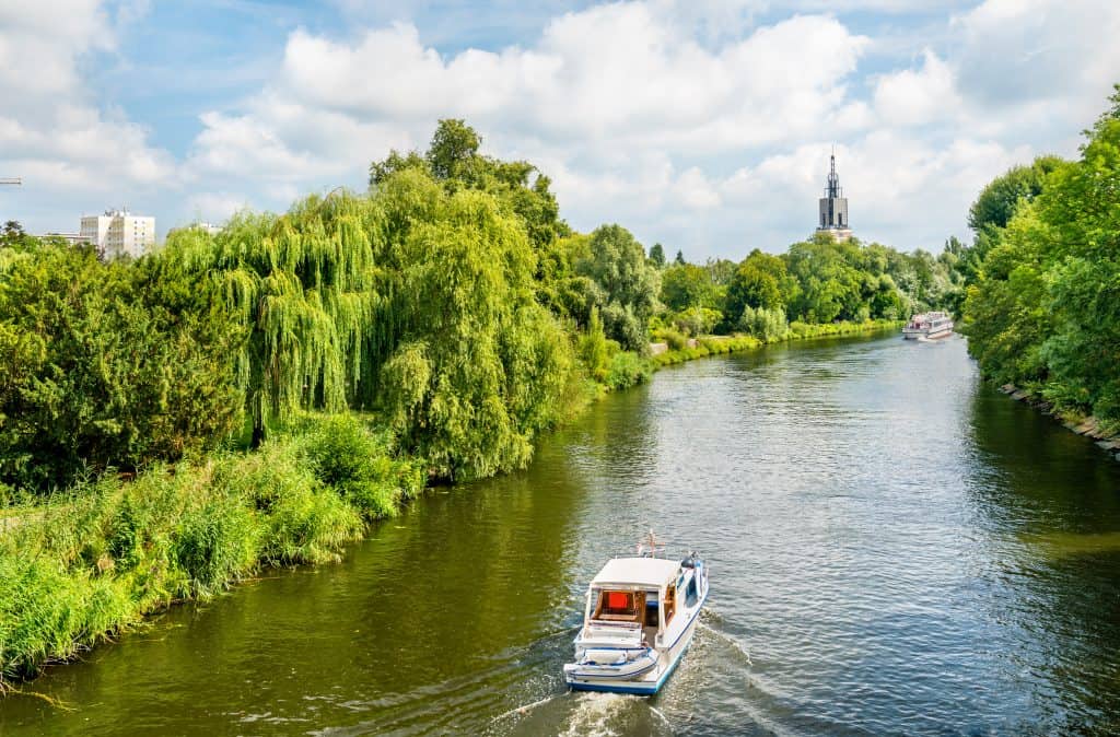 Havel rivier in Potsdam, Brandenburg