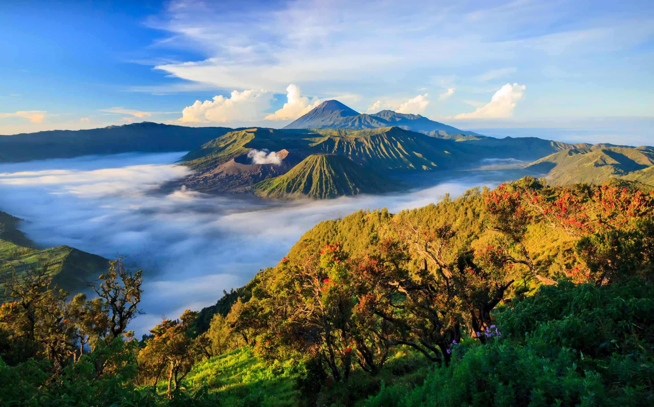 Bromo vulkaan op Java in Indonesië
